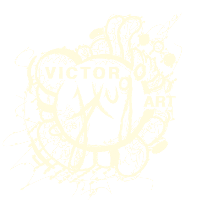 Victor Hugo Art Logo